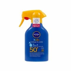 Sprei Päikesekreem lastele Nivea Sun Kids Spf 50, 270 ml цена и информация | Кремы от загара | kaup24.ee