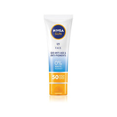 Nivea UV Face Q10 Anti-Age & Anti-Pigments SPF 50 - Anti-wrinkle sunscreen 50ml цена и информация | Кремы от загара | kaup24.ee