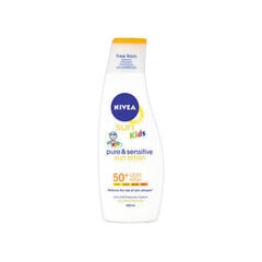 Päikesekreem lastele Nivea Sun Kids Protect & Sensitive Sun Lotion SPF 50+, 200ml цена и информация | Кремы от загара | kaup24.ee