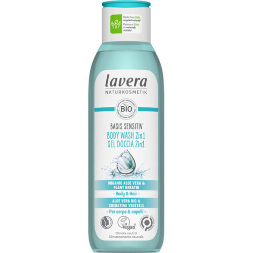 Dušigeeli täidis Lavera basis sensitive Shower Gel 2in1, 500 ml цена и информация | Dušigeelid, õlid | kaup24.ee