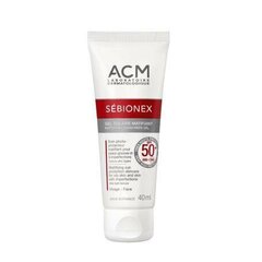 Päiksekreem ACM Sebionex Mattifying Sunscreen Gel SPF 50, 40ml hind ja info | Päikesekreemid | kaup24.ee