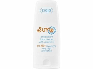 Päikesekreem vitamiin C SPF50+ Ziaja, 50 ml цена и информация | Кремы от загара | kaup24.ee