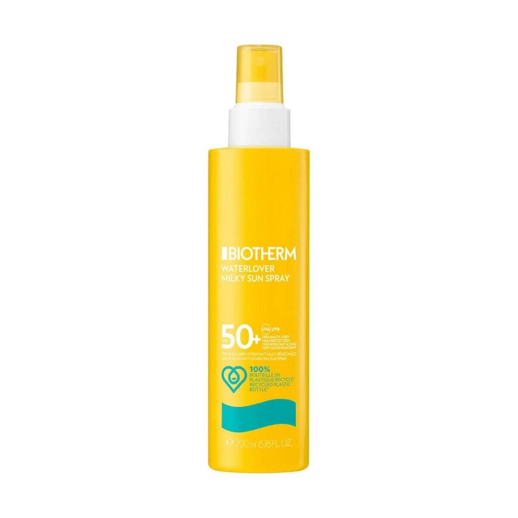 Päikesekreem Biotherm Waterlover Milky SPF 50, 200 ml цена и информация | Päikesekreemid | kaup24.ee