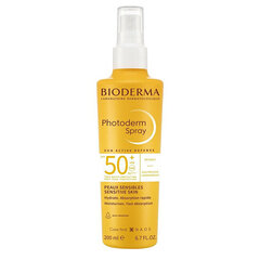 Спрей для загара Bioderma Photoderm с фактором защиты SPF 50 цена и информация | Кремы от загара | kaup24.ee