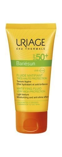 Päikesekreem Uriage Bariésun Mat SPF 50+ , 50 ml цена и информация | Päikesekreemid | kaup24.ee