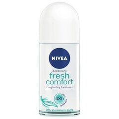 Nivea Deo Fresh Comfort Roll-on Deodorant 50ml цена и информация | Дезодоранты | kaup24.ee
