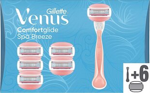 Raseerija Gillette Venus Gillette + asendusterad 6 tk hind ja info | Raseerimisvahendid | kaup24.ee