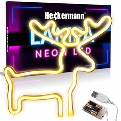 Heckermann valgustatud dekoratsioon Neon LED, 1 tk hind ja info | Sisustuselemendid | kaup24.ee