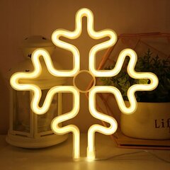 NEON LED WALL HANGING LAMP USB 3x цена и информация | Детали интерьера | kaup24.ee