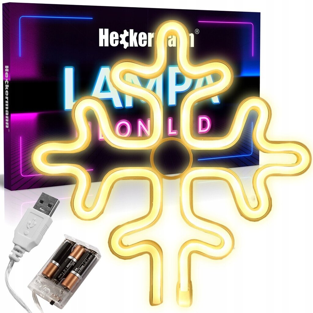 Heckermann valgustatud dekoratsioon Neon LED, 1 tk hind ja info | Sisustuselemendid | kaup24.ee