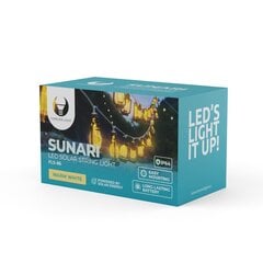 SUNARI Solar string lanterns LED FLS-86 30LED 6,5m 3000K 600mAh Li-Ion Forever Light цена и информация | Гирлянды | kaup24.ee