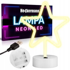 Heckermann valgustatud dekoratsioon Neon LED, 1 tk hind ja info | Sisustuselemendid | kaup24.ee