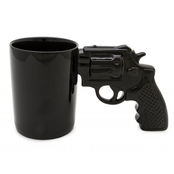 Revolveri kruus must, 360ml hind ja info | Originaalsed tassid | kaup24.ee