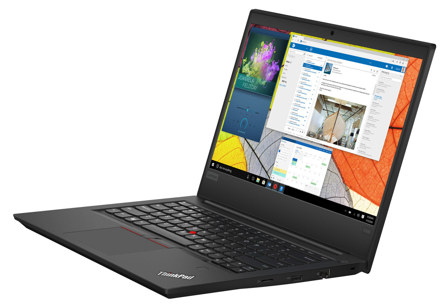 Lenovo ThinkPad E495; Ryzen 5 3500U| 8GB|256GB|14.0" FHD|Windows 11 PRO| Atnaujintas/Renew hind ja info | Sülearvutid | kaup24.ee