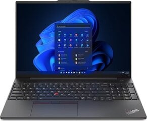 Lenovo ThinkPad E16 Gen 1 (AMD) 21JT000BPB hind ja info | Sülearvutid | kaup24.ee