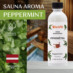 Piparmünt sauna aroom SaunaPro, 500ml hind ja info | Sauna aksessuaarid | kaup24.ee