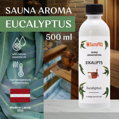Eukalüpt sauna aroom SaunaPro, 500 мл hind ja info | Sauna aksessuaarid | kaup24.ee