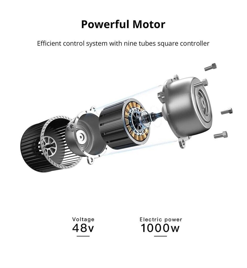 Elektrijalgratas BEZIOR XF001, 20", must, 1000W, 12,5Ah цена и информация | Elektrirattad | kaup24.ee