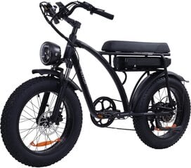 Электровелосипед BEZIOR XF001, 20", черный, 1000Вт, 12,5Ач цена и информация | Электровелосипеды | kaup24.ee