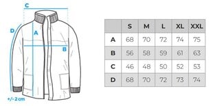 Talvejope meestele Ombre OM-JAHP-0145, must цена и информация | Мужские куртки | kaup24.ee