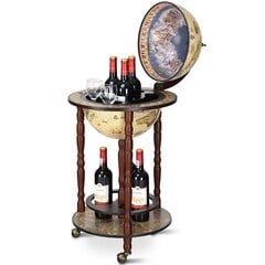 Vintage veinipudeli hoidja, maakera kuju цена и информация | Столовые и кухонные приборы | kaup24.ee