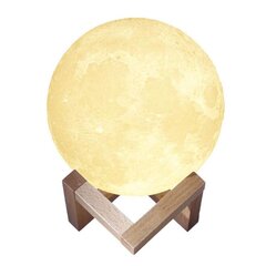 Светодиодная 3D лунная лампа, 10 см цена и информация | Настольные лампы | kaup24.ee