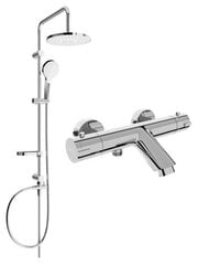 Termostaatsegistiga vanni-dušisüsteem Mexen Erik Kai, Chrome hind ja info | Komplektid ja dušipaneelid | kaup24.ee