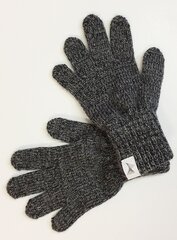 Детские перчатки Knitas, тёмно-серый/черный 4779018645553 цена и информация | Шапки, перчатки, шарфы для мальчиков | kaup24.ee