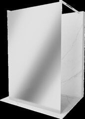 Walk-in dušisein Mexen Kioto, hõbedane, peegel, 100 x 200 cm hind ja info | Dušikabiinide uksed ja seinad | kaup24.ee