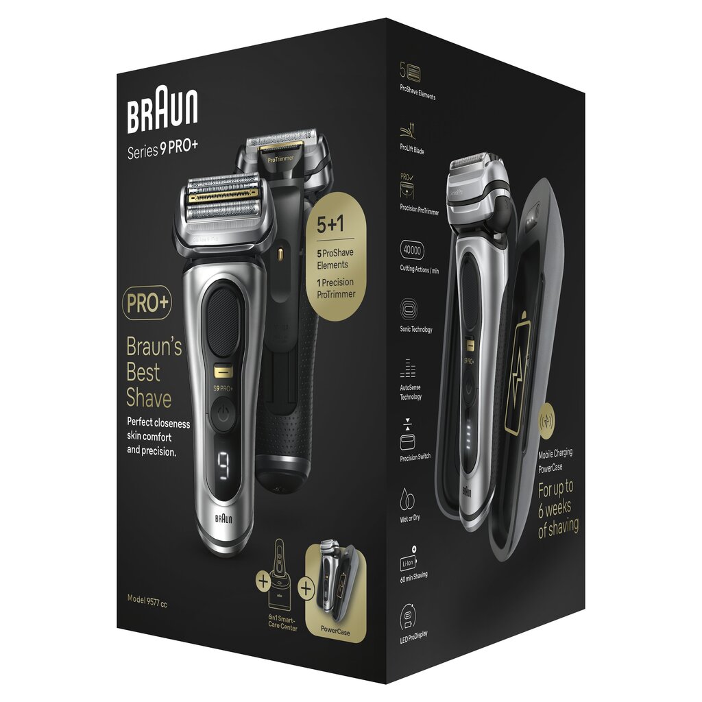 Braun Series 9 PRO+ 9577CC цена и информация | Pardlid | kaup24.ee