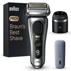 Braun Series 9 PRO+ 9577CC цена и информация | 9D бритвы 6-в-1 электрические бритвы для лысины водостойкие влажные/сухие мужские бритвы для ухода за волосами USB аккумуляторная бритва для бороды | kaup24.ee