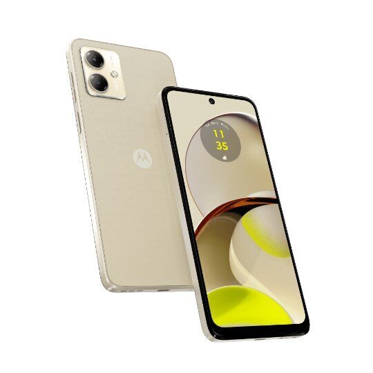 Motorola Moto G14, 4GB/128GB, Butter Cream цена и информация | Telefonid | kaup24.ee