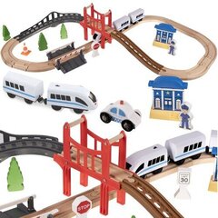 Игрушечная железная дорога - трасса Kruzzel 22646 цена и информация | Развивающие игрушки и игры | kaup24.ee