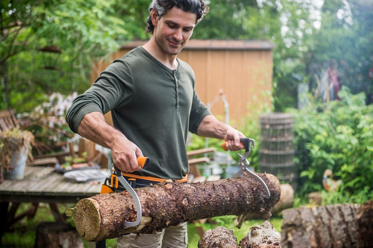 Tõstekonks taskuga Fiskars WoodXpert цена и информация | Aiatööriistad | kaup24.ee