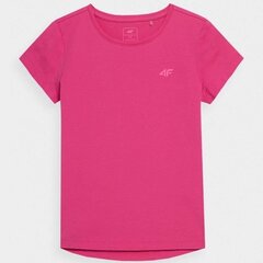 Spordisärk lastele 4F, roosa цена и информация | Рубашки для девочек | kaup24.ee