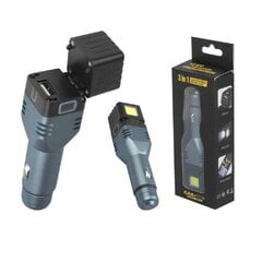 Auto taskulamp 4in1 Alu 1-LED 250lm + COB 300lm car flashlight hind ja info | Taskulambid, prožektorid | kaup24.ee