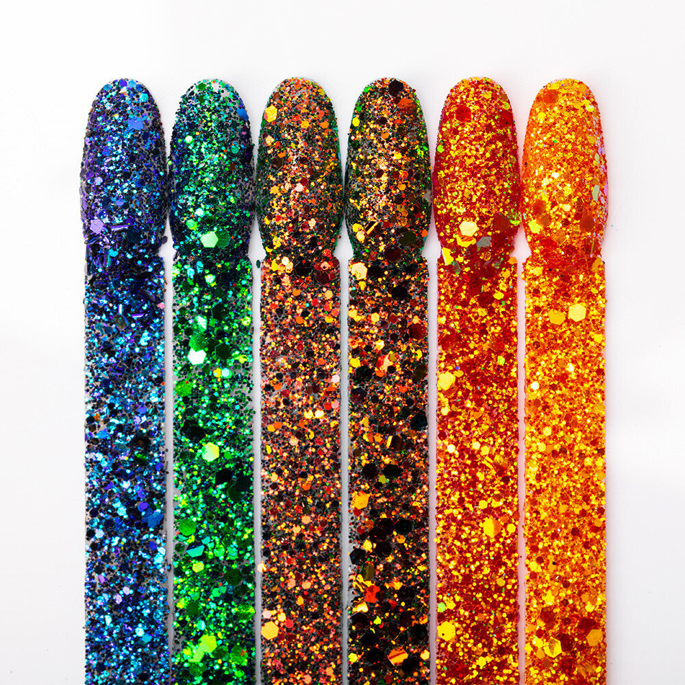 Sädelus küünte kaunistamiseks Glitter Bomb Effect Nr 05 hind ja info | Maniküüri ja pediküüri tarvikud | kaup24.ee