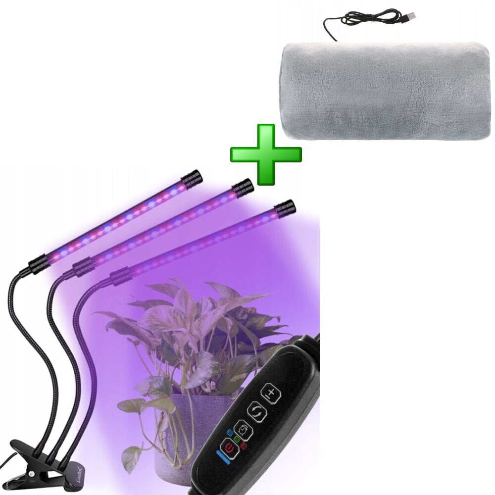 Grow Light, 3 tk + Käte soojendaja hind ja info | Nutipotid ja taimelambid | kaup24.ee