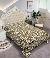Плед - покрывало «Леопард» 160 х 210 см + чемодан цена и информация | Покрывала, пледы | kaup24.ee