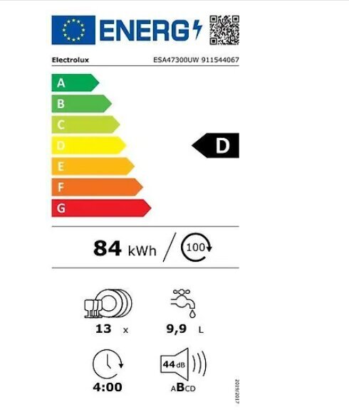 Electrolux ESA47300UW hind ja info | Nõudepesumasinad | kaup24.ee