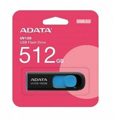 Adata AUV128 512GB цена и информация | USB накопители | kaup24.ee