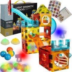 Magnetkonstruktor pallirada, 75 elementi цена и информация | Конструкторы и кубики | kaup24.ee