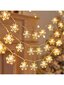 LED jõulutuled lumehelbed 1 tk, Electronics-42, 6 m, kollane hind ja info | Jõulutuled | kaup24.ee