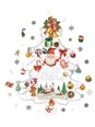 Рождественское украшение, наклейка Елка, Electronics LV-100, 1 шт