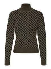 Vero Moda женский свитер 10296068*02,  тёмно-зелёный /черный 5715433396068 цена и информация | Женские кофты | kaup24.ee