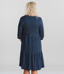 Женское платье 233484 01, тёмно-синий /белый 233484*01-XL цена и информация | Платья | kaup24.ee