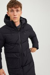 Jope meestele Jack & Jones 12238852, must цена и информация | Мужские куртки | kaup24.ee