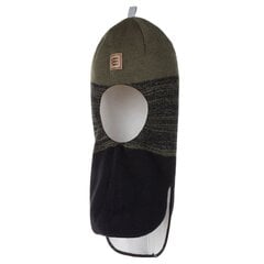 Lenne шапка-шлем для детей Cairom 23583*330, оливковый/черный 4741593450419 цена и информация | Шапки, перчатки, шарфы для мальчиков | kaup24.ee