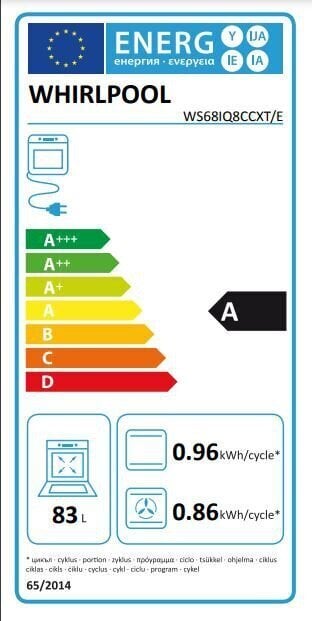 Whirlpool WS68IQ8CCXT/E hind ja info | Elektripliidid | kaup24.ee