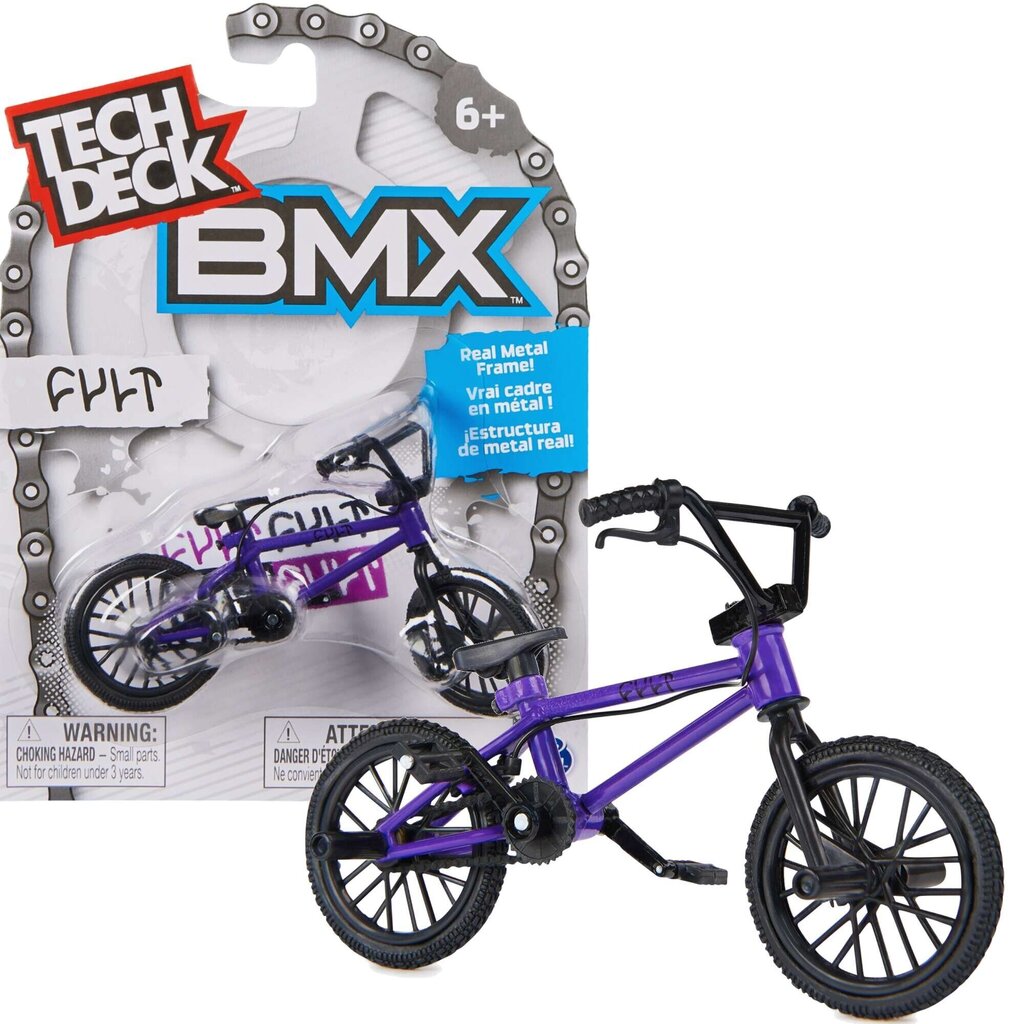 Fingerbike Tech Deck BMX minijalgratta komplekt, lilla hind ja info | Poiste mänguasjad | kaup24.ee